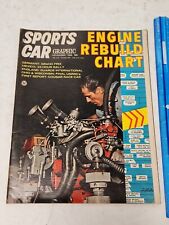 Sports Car Graphic Nov 1966 Engine Rebuild Chart - Cougar Race Car - Grand Prix
