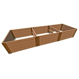 Frame It All Composite Tool-Free Raised Garden 4' x 12' x 22" 2" Classic Sienna - Picture 1 of 1