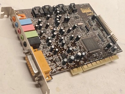 2001 Creative Sound Blaster Live! 5.1 SB0100 EMU10K PCI Sound Card - Image 1 of 4