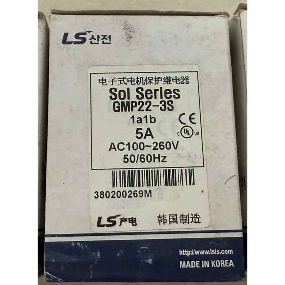 1pc new LS GMP22-3S 1A1B 5A AC100-260V Thermal overload relay Quality assurance - Image 1 of 1