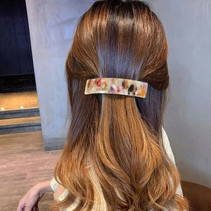 Multicoloured Large French Barrette Hair Clips Slide For Women s Accessorie R3K3 - Picture 1 of 26