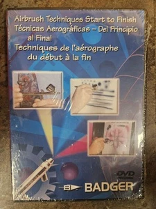 AIRBRUSH TECHNIQUES: START TO FINISH DVD by BADGER painting how to instruction  - Picture 1 of 2