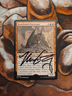 *ARTIST PROOF* Bonehoard Dracosaur Mark Zug Signed Magic the Gathering - Image 1 of 2