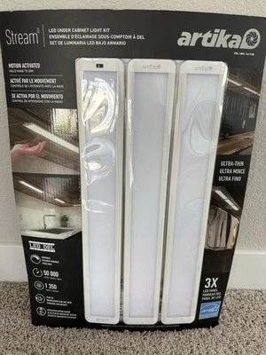 Artika Stream LED Under Cabinet 3 Light Set New - Image 1 of 4