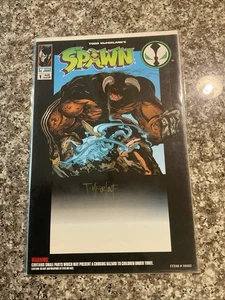 SPAWN #1(TODD TOYS/ IMAGE COMICS ) Signed Todd McFarlane B&B - Picture 1 of 7