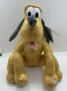 Disney Parks 100th Anniversary Pluto Plush Musical Toy Sparkling Edition New - Picture 1 of 14
