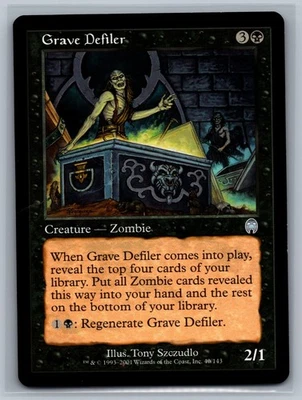Magic The Gathering Apocalypse Grave Defiler #40/143 MTG TCG CCG - Image 1 of 2