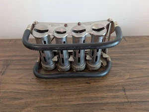 McGill High Speed Coin Changer 4 Barrel Dispenser Belt Mount Vintage J.L. Galef - Picture 1 of 6