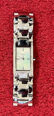 Damenarmbanduhr, DKNY, Quartz, rechteckig, Stahl, Stahlarmband - Bild 1 von 4