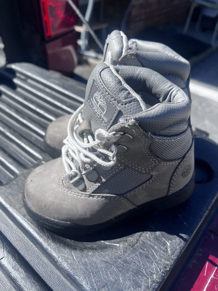 Timberland Premium Medium Grey Nubuck Boots Toddler Size 8 - Image 1 of 4