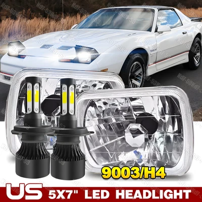 2x 7x6" pulgadas Faro LED Alto-Bajo haz sellado para Pontiac Firebird 1982-1990 Foto 1 de 4