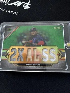 2024 Topps Triple Threads Relics Emerald /18 Rafael Devers #TTR-RD2 - Bild 1 von 2