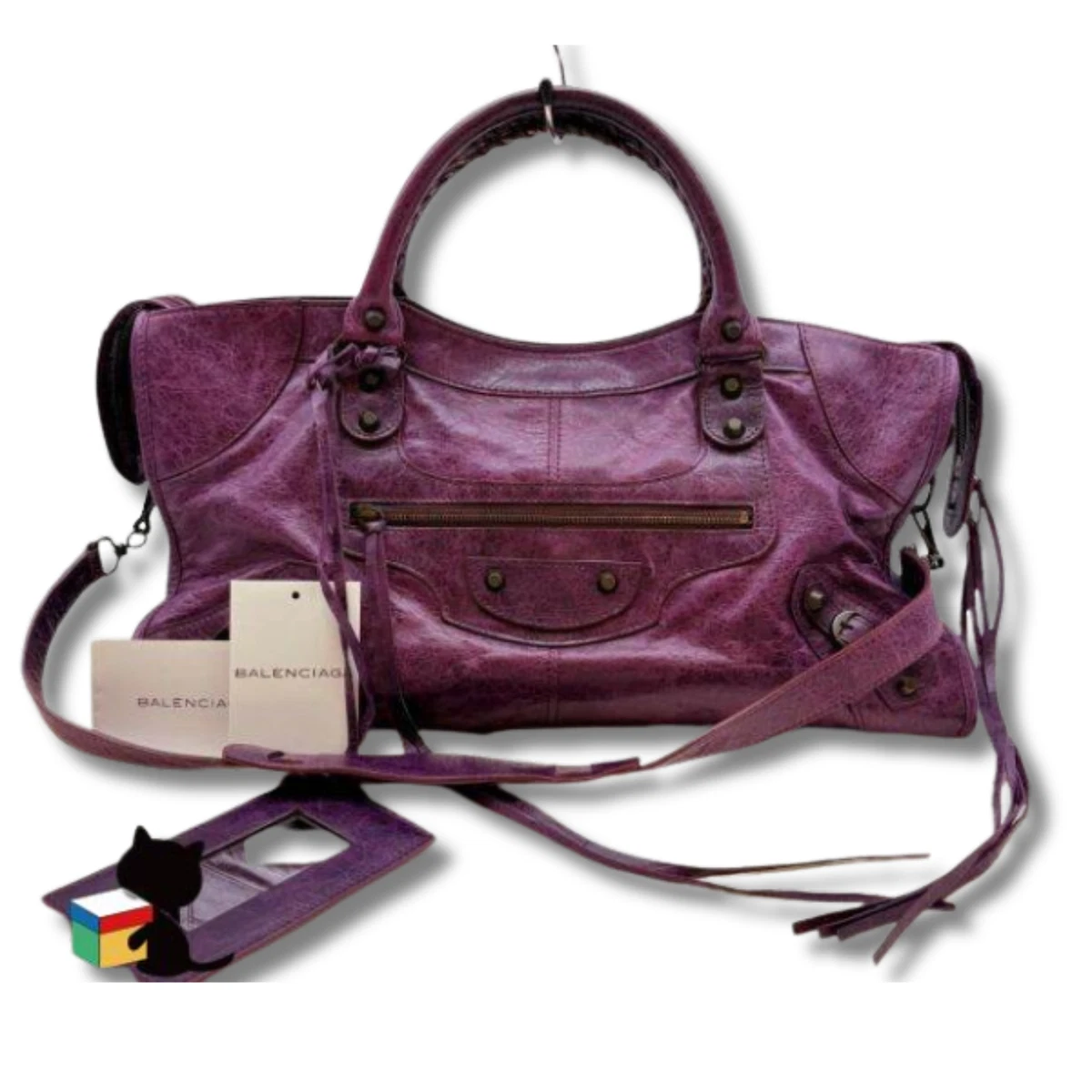 Balenciaga City Purple Bags & Handbags for Women for sale | eBay