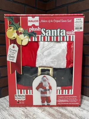 Halco Complete Plush Santa Suit NEW Adult Size 50-56 Christmas Professional Fit! - Image 1 of 4