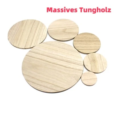 Runde Holzscheiben Holz Scheiben Ø5cm 8cm 10cm 12cm 15cm 20cm Basteln Holz Kreis - Bild 1 von 4