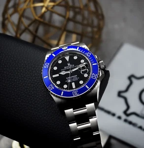 Rolex Submariner Cookie Monster 126619LB 41mm White Gold Blue Bezel B&P - Picture 1 of 11