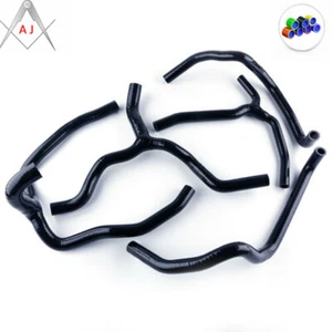Kit de mangueras de refrigerante de radiador de silicona negra para Honda GoldWing GL1800 2001-2010 - Imagen 1 de 8