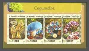 Sao Tome And Principe Stamps 2016 Flora - Mushrooms - MNH - Picture 1 of 1