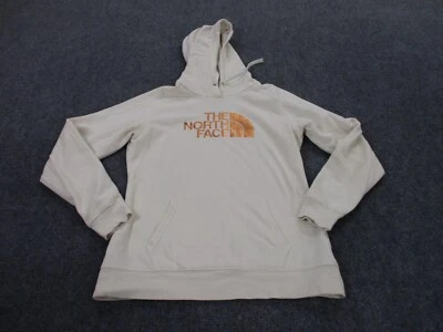North Face Hoodie Sweatshirt Adult M White Pullover Hiking Camping Casual Womens - Image 1 of 4