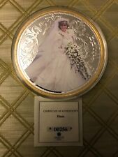 'Diana - A Wife' Jumbo Commemorative Coin, Gold Pltd w/ CoA, 3.9"/100mm Dia.