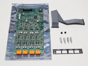 QSC Q-SYS CIML4-HP Mic/Line Input Card TYPE 2 4-Ch 48V- Phantom Card D w/ Cable - Picture 1 of 6