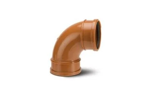 Polypipe UG484 - Underground Drain 110mm 87.5° Bend Double Socket - Picture 1 of 1