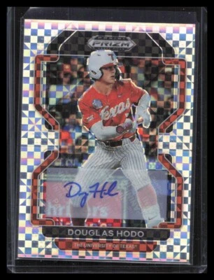 2022 Panini Prizm Draft Picks #PDP167 Douglas Hodo Power Plaid Auto /17 - Image 1 of 2