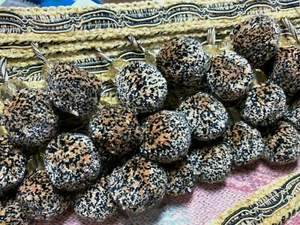 Home Decor 3" Bead Leopard Ball Trim Soutache Chenille Upholstery 1yd USA - Picture 1 of 4