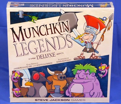 MUNCHKIN LEGENDS DELUXE SET SEALED STEVE JACKSON GAMES - Image 1 of 4