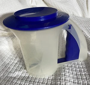TUPPERWARE TAMIZ PARA HORNEAR 'N STORE TAMIZ HORNEAR COCINAR HARINA AZÚCAR GLAS - TAPA AZUL - Imagen 1 de 8