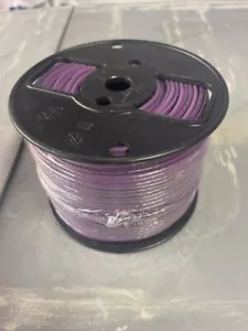 12 AWG Alambre Sólido de Cobre 500' PIES THHN/THWN 600 Voltios UL Listado - PÚRPURA - Imagen 1 de 4