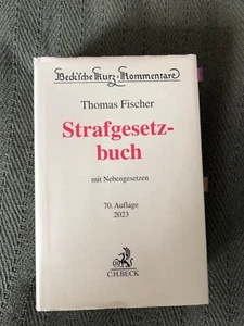 Strafgesetzbuch Kommentar Thomas Fische 70. Auflage 2023 - Bild 1 von 1