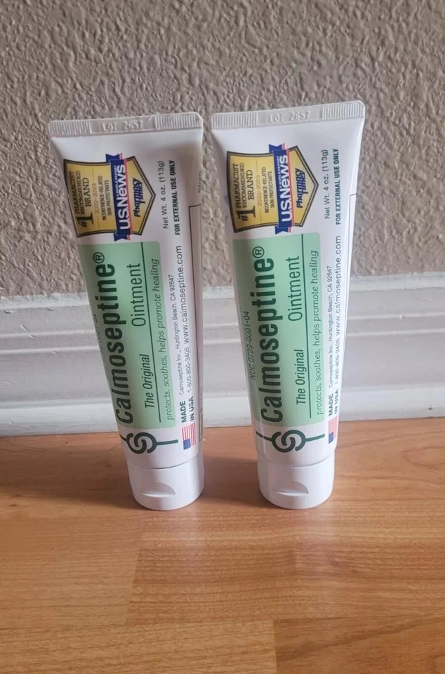  Крем-мазь Calmoseptine Zinc Oxide Barrier 4 унции Лампа - новый! Упаковка из 2 - Изображение 1 из 1
