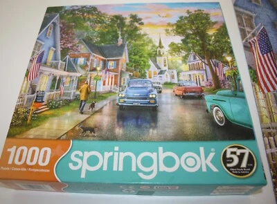 Springbok 1000 Piece Jigsaw Puzzle Blissful Borough 24X30 - Image 1 of 4