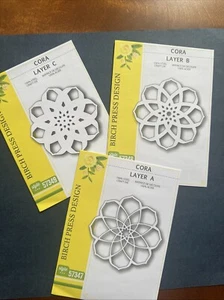 NEW! Birch Press Design CORA Layering Dies - Layers A, B, C included w/ listing - Picture 1 of 3