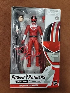 Power Rangers Lightning Collection Time Force Red Ranger - signiert mit COA - Bild 1 von 7