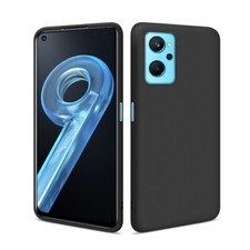 HSP Cell Phone Case for Realme 9i Black Silicone Protection Case Cover Bumper TPU Case