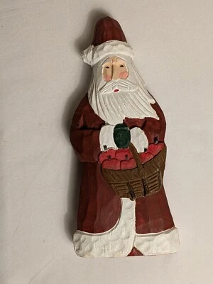 Folk Art Grubby Primitive carved Wood Wooden Belsnickle Santa Father Christmas - Image 1 of 4