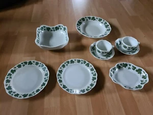 Hutschenreuther Porzellan Set Weinlaub 9-teilig Top Zustand - Bild 1 von 9