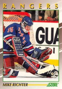 1991-92 Score Young Superstars #2 Mike Richter - Picture 1 of 2