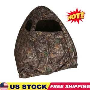 R-50 Realtree Edge 1 Person Ground Blind Water Repellant Lightweight Hunting New - Picture 1 of 5