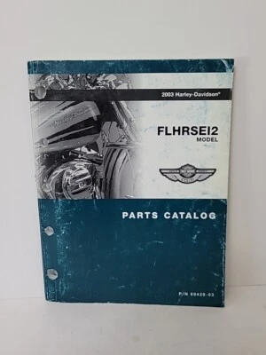 Harley-Davidson modelos FLHRSE12 2003 catálogo de piezas 99428-03 Foto 1 de 4