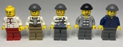 LEGO Minifigure Lot 11 (City, Town, Prisoners, Criminals, Chef, 5 Figs, Police) - Image 1 of 4