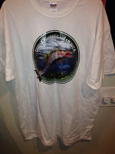New Trout Whores of America XL White T-Shirt-Unqiue & Rare-Novelty-Free Shipping - Picture 1 of 6