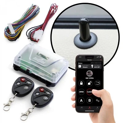 Autoloc 6 Channel Remote Control Keyless Entry System 2 Key Fob Lock Unlock Door - Image 1 of 4