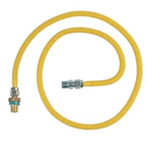 Messing Craft 1/2"" MIP x 1/2"" MIP x 60"" Gasstecker (53.200 BTU) CSSD64TE-60 X5 - Bild 1 von 3