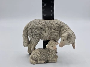 Rare Goebel Hummel Nativity Jumbo Mother Sheep & Baby Lamb 260 H 3.5" 1968 - Picture 1 of 10