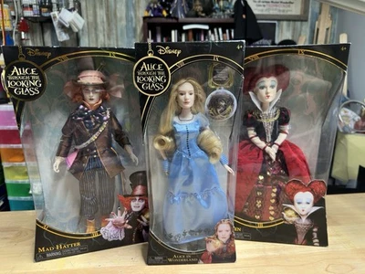 "Alicia a través del espejo 2016 11"" muñecas Alicia, sombrerero loco, reina roja NUEVO Foto 1 de 4