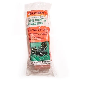 FROST KING Lawn Furniture Webbing 2 1/4"x 17 ft PW17SA Salmon - Picture 1 of 5