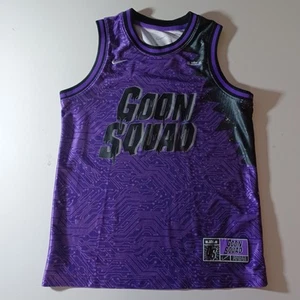 Goon Squad Jersey Boy’s Large Purple Nike Lebron x Space Jam A New Legacy Poly - Picture 1 of 9